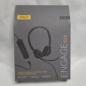 Jabra Engage 50 II USB-A UC Mono Wired Headset w/ Engage 50 II Link